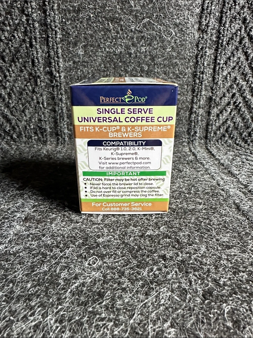 Perfect Pod Single Serve Universal Reusable Coffee Filter Cup